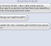 Gydytojos Simonos Putvinskienės &bdquo;Fama Bona&ldquo; pacientams siųstos žinutės