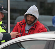 Policijos reidas Kauno Europos pr.