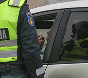 Policijos reidas Kauno Europos pr.