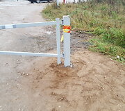Užkardas Giraitės Girios gatvėje