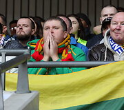 Lietuvos futbolo rinktinės fanai &bdquo;Wembley&ldquo; stadione