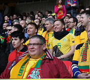 Lietuvos futbolo rinktinės fanai &bdquo;Wembley&ldquo; stadione