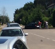 Avarija Medek&scaron;inės gatvėje Kaune &ndash; susidūrė trys automobiliai
