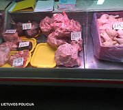 Užfiksuoti mėsos prekybininkų pažeidimai