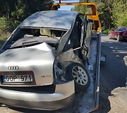 Liudininkų teigimu, motociklo vairuotojas lėkė milžini&scaron;ku greičiu