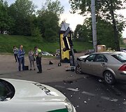 Avarija Pamėnkalnio gatvėje
