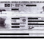 Propogandininkų publikuotos pasų kopijos, priklausančios oficialiai KAM delegacijai