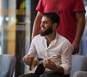 Muzikos grupės &bdquo;Bani Folk Band&ldquo; koncerto akimirkos