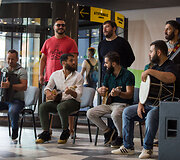 Muzikos grupės &bdquo;Bani Folk Band&ldquo; koncerto akimirkos