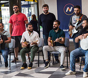 Muzikos grupės &bdquo;Bani Folk Band&ldquo; koncerto akimirkos