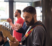 Muzikos grupės &bdquo;Bani Folk Band&ldquo; koncerto akimirkos