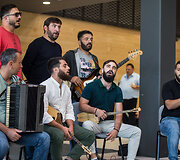 Muzikos grupės &bdquo;Bani Folk Band&ldquo; koncerto akimirkos
