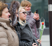 Kauniečių i&scaron;radingas sveikinimas Kovo 8-osios proga