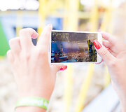 Akcijos &bdquo;Pasveikink jūrą Palangoje&ldquo; dalyviai &scaron;ėlo Palangos vasaros parke