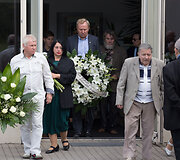 Istoriko, ra&scaron;ytojo Rimanto Marčėno laidotuvės