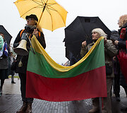 Protestas prie&scaron; Kauno ir Kauno rajono sujungimą