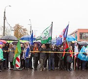 Protestas prie&scaron; Kauno ir Kauno rajono sujungimą
