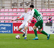 A lygos futbolo rungtynės: &bdquo;Sūduva&ldquo; - Vilniaus &bdquo;Žalgiris&ldquo; 