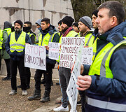 Solidarumo eitynės su darbuotojais i&scaron; Turkijos