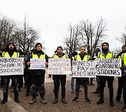 Solidarumo eitynės su darbuotojais i&scaron; Turkijos