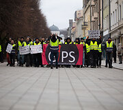 Solidarumo eitynės su darbuotojais i&scaron; Turkijos