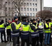 Solidarumo eitynės su darbuotojais i&scaron; Turkijos
