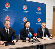 Spaudos konferencija dėl įtariamo ky&scaron;ininkavimo aplinkos apsaugos srityje