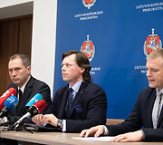 Spaudos konferencija dėl įtariamo ky&scaron;ininkavimo aplinkos apsaugos srityje