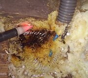 Slaptai įrengta nelegali elektros kabelio at&scaron;aka Mieži&scaron;kių miestelyje vos nesukėlė gaisro