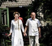 Petro Lisausko ir Rūtos Bartkevičiūtės vestuvių akimirka