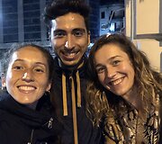 Su pora Nicolas ir Anto iš Argentinos, Aistė Diržiūtė