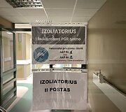 Agnės Kulitaitės savanoriavimo ligoninėje akimirka