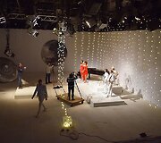 Sauliaus Prūsaičio muzikinio klipo filmavimo akimirka
