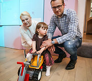 Agnė Grigaliūnienė su vyru Simonu