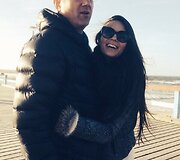 Simona Burbaitė su tėčiu