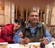 Asmik Grigorian su tėčiu Gehamu