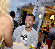 Paplūdimio kino &bdquo;Mojo lounge&ldquo; terasoje Palangoje akimirka