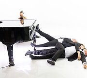 Justė Arlauskaitė-Jazzu, Marijus Mikutavičius, Saulius Urbonavičius-Samas ir Saulius Prūsaitis