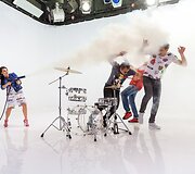 Justė Arlauskaitė-Jazzu, Marijus Mikutavičius, Saulius Urbonavičius-Samas ir Saulius Prūsaitis