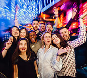 Vakarėlio klube &bdquo;Mojo Lounge&ldquo; akimirka
