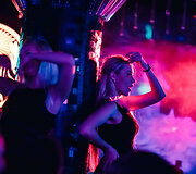 Vakarėlio klube &bdquo;Mojo Lounge&ldquo; akimirka