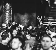 Vakarėlio klube &bdquo;Mojo Lounge&ldquo; akimirka