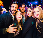 Vakarėlio klube &bdquo;Mojo Lounge&ldquo; akimirka
