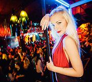 Vakarėlio klube &bdquo;Mojo Lounge&ldquo; akimirka