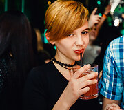 Vakarėlio klube &bdquo;Mojo Lounge&ldquo; akimirka