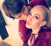 Oksana Pikul ir Simas Jasaitis