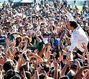 Koučelos festivalio akimirka