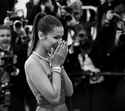 Trečiosios Kanų kino festivalio dienos akimirka