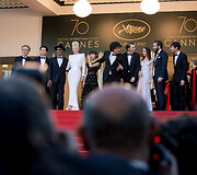 Trečiosios Kanų kino festivalio dienos akimirka