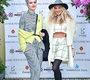 dizainerė Katrina Knizikevičiūtė (kairėje) ir Gabrielė Sabaliauskaitė